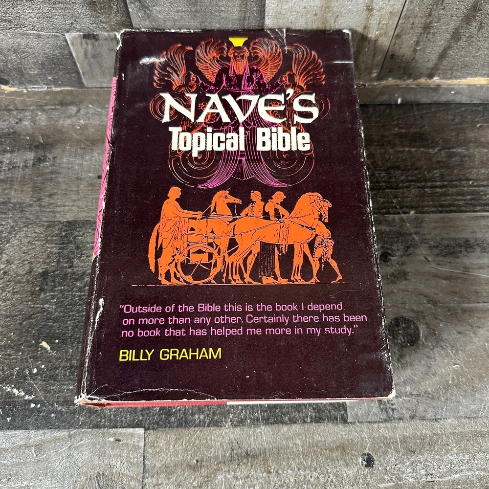 Naves Topical Bible Digest of The Holy Scriptures Hardcover Printed 1971